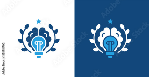 Strategies Glyph Duotone, with light and dark background