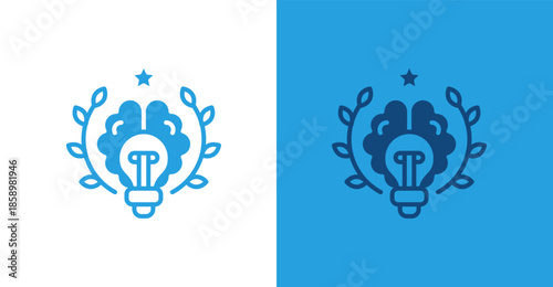 Strategies Flat, with light and dark background