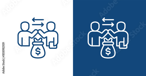Lobbying Outline, with light and dark background