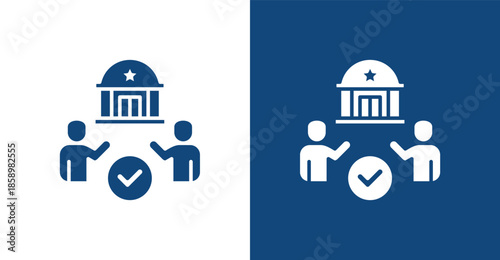 Accountability Glyph, with light and dark background