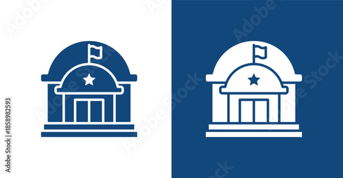 Legislative Glyph, with light and dark background