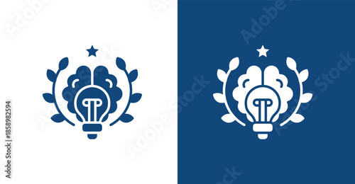 Strategies Glyph, with light and dark background