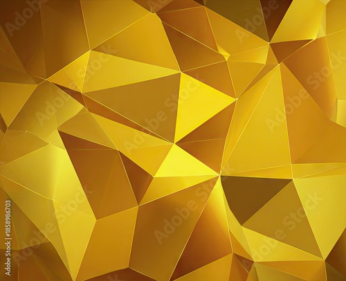 Abstract golden geometric shapes background for modern design projects