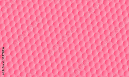 Pink Golf ball pattern. Golf ball texture background. Flat style. Vector illustration. Concept business