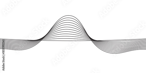 Vector Illustration of the gray pattern of lines abstract background. Vector Illustration