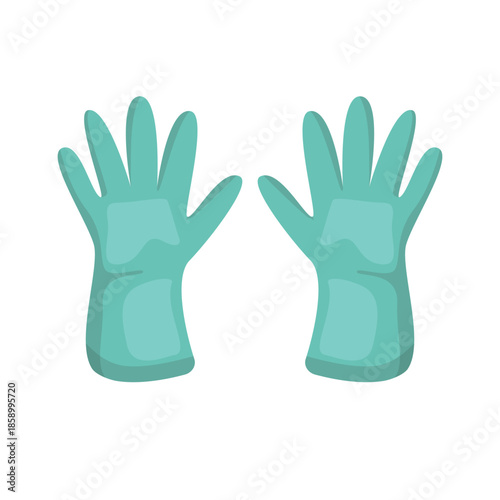 Hand gloves icon, hand gloves vector illustration, clip art gloves