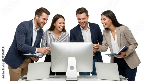 group of business people working together on white people, team, business, businesswoman, woman, businessman, office