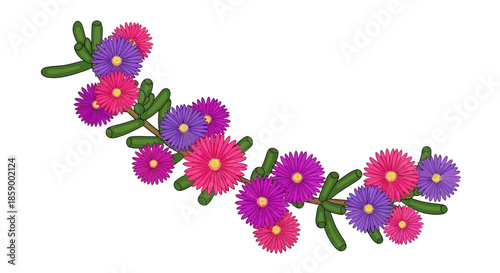 Close-up of a red columbine flower in bloom