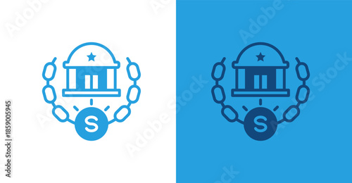 Corruption Flat, with light and dark background