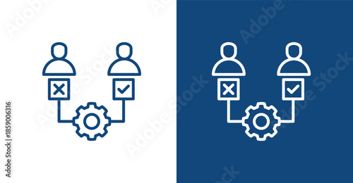 Electoral Outline, with light and dark background