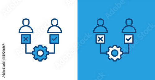 Electoral Color Outline, with light and dark background