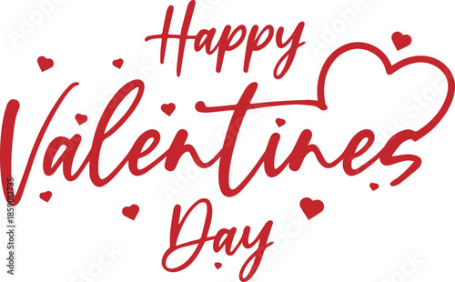Happy Valentines Day Greeting for Beloved People Celebration