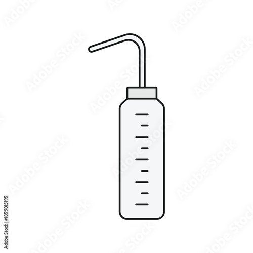 laboratory spray bottle illustration