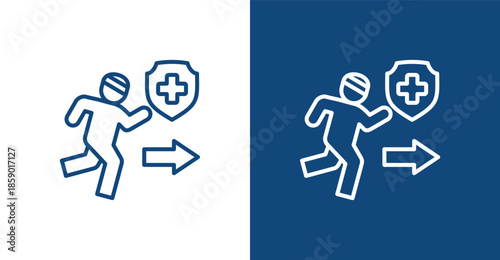 Beneficiary Outline, with light and dark background