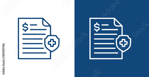 Account Holder Outline, with light and dark background