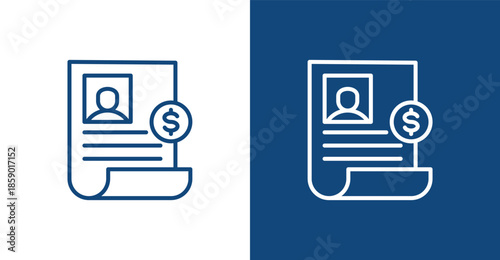 Investment Outline, with light and dark background