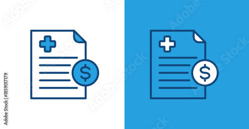 Deductible Color Outline, with light and dark background