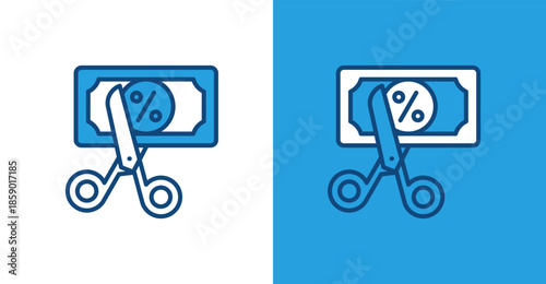 Deposit Color Outline, with light and dark background