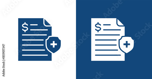 Account Holder Glyph, with light and dark background