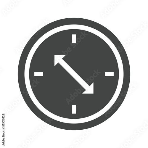 Time Clock Icon Vector Illustration