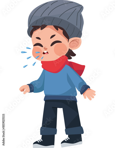 cartoon cold