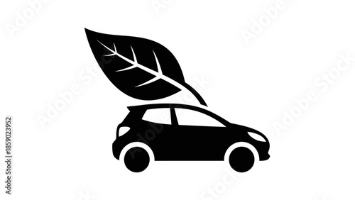 Elegance ballet dancer silhouette. Contemporary dance pose icon.