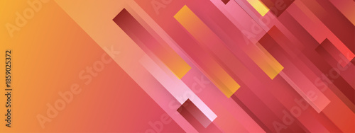 Abstract background with red, orange, yellow rectangles and angled shapes ideal for vibrant designs, artistic concepts, or dynamic visuals