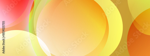 Abstract background with overlapping semitransparent circles of color. Suitable for digital design projects, presentations, web graphics, and social media visuals