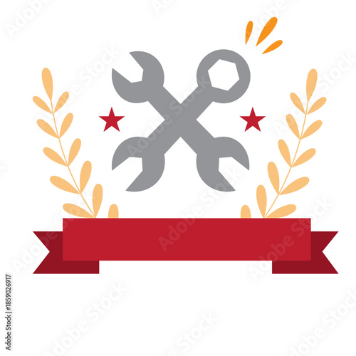 Labor Day Graphic Design Element