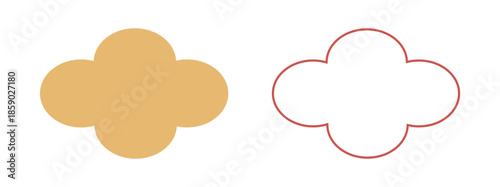 椿 正月 和風 あしらい アイコン 新年 お正月素材 伝統行事 デザイン素材 ベクターイラスト