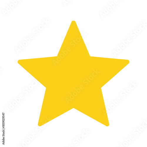Yellow Star Vector Illustration
