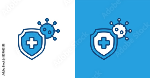 Preventive Color Outline, with light and dark background