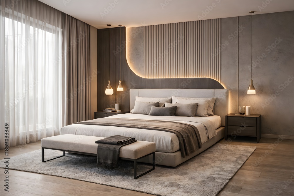 Obraz premium hotel room interior