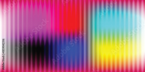 Vibrant Distorted Colorful Stripes Pattern Design.