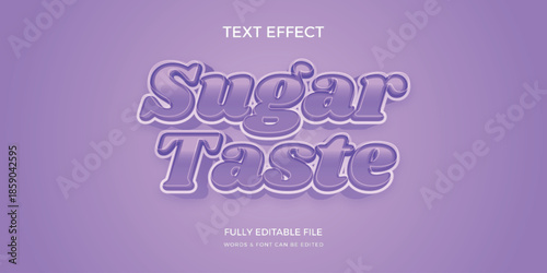 Candy colors Gradient candy pastel color Text effect 