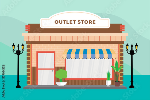 shopping mall or big box store built in contemporary