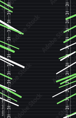 Vertical Isometric Data Wave - 7K Mobile Splash Screen for Fintech and Crypto Apps