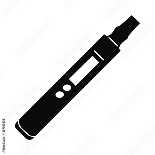A vape pen icon bold outline vector illustration design