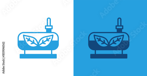 Biofuel Flat, with light and dark background