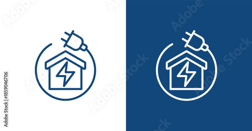 Energy Management Outline, with light and dark background