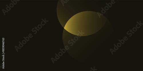 Abstract golden light leak on black background creating a mysterious and ethereal atmosphere.