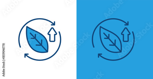 Sustainable Development Color Outline, with light and dark background