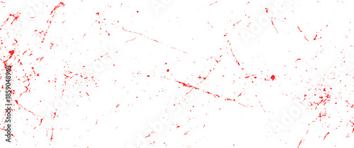 Vector new style red and white scratches scattered dust ink splatter texture scratch