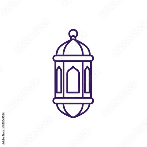 Wallpaper Mural Islamic Lantern Icon - Ramadan Kareem, Eid Mubarak, Traditional Arab Ornament Torontodigital.ca