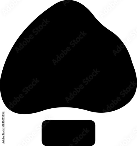 Cartoon vector mushrooms clipart, doodle icon set. Black silhouettes . Nature illustration .mushrooms line art set mushroom line art vector illustration of mushrooms vector design Mushrooms icon set B