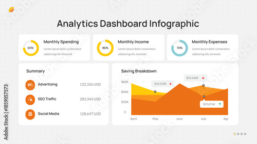 Analytics Dashboard Infographic