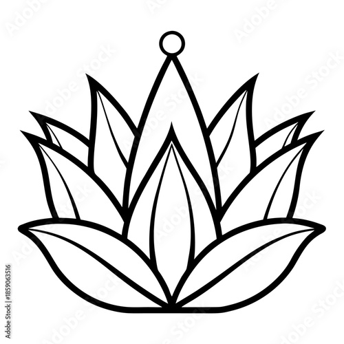 vector illustration of a crown imperial flower