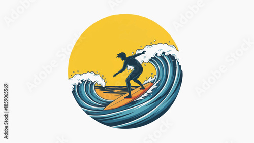 vector illustration of a bird