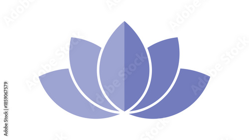Stunning purple lotus flower symbol for wellness and spirituality, Generative AI.