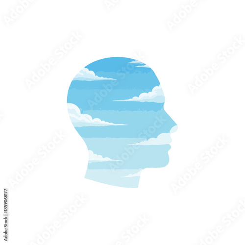 Brain organ anatomy metaphor for mental health, wellness, and emotional wellbeing with mind, psychology, stress, depression, meditation, thinking, healing, self care, and stress management puzzle